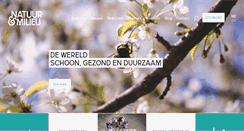 Desktop Screenshot of natuurenmilieu.nl